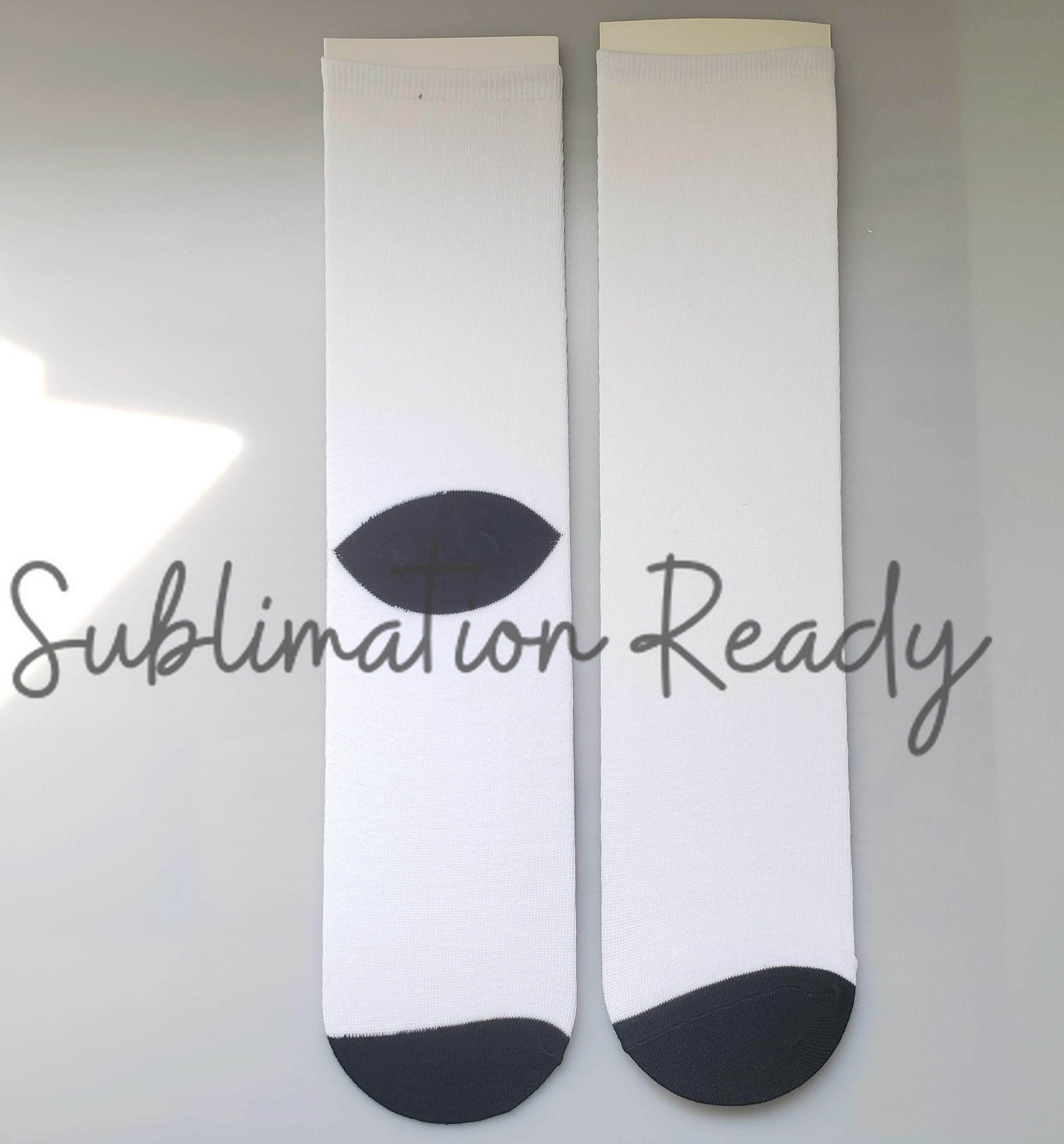 Crew Socks for Sublimation - 20 pair pack-Design Blanks