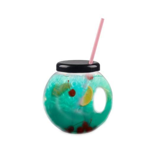 Fishbowl 40oz with Lid and Straw – Design Blanks