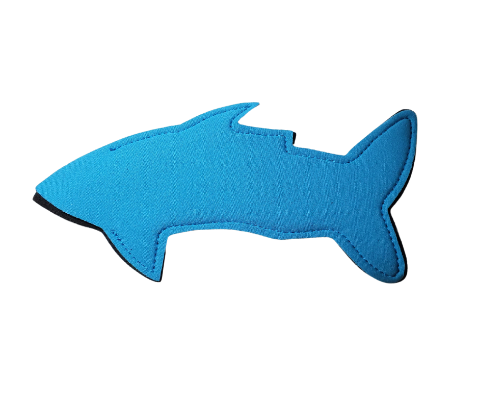 Freezie or Yogurt Tube Cover - Blue Sharks-Design Blanks