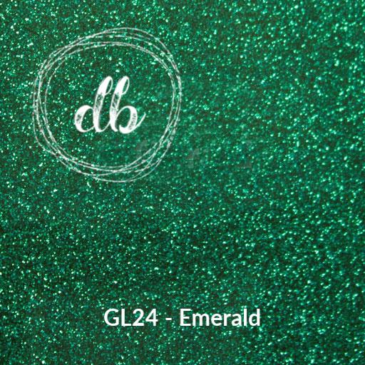GL24 Emerald – Glitter HTV-Design Blanks