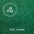 GL24 Emerald – Glitter HTV-Design Blanks