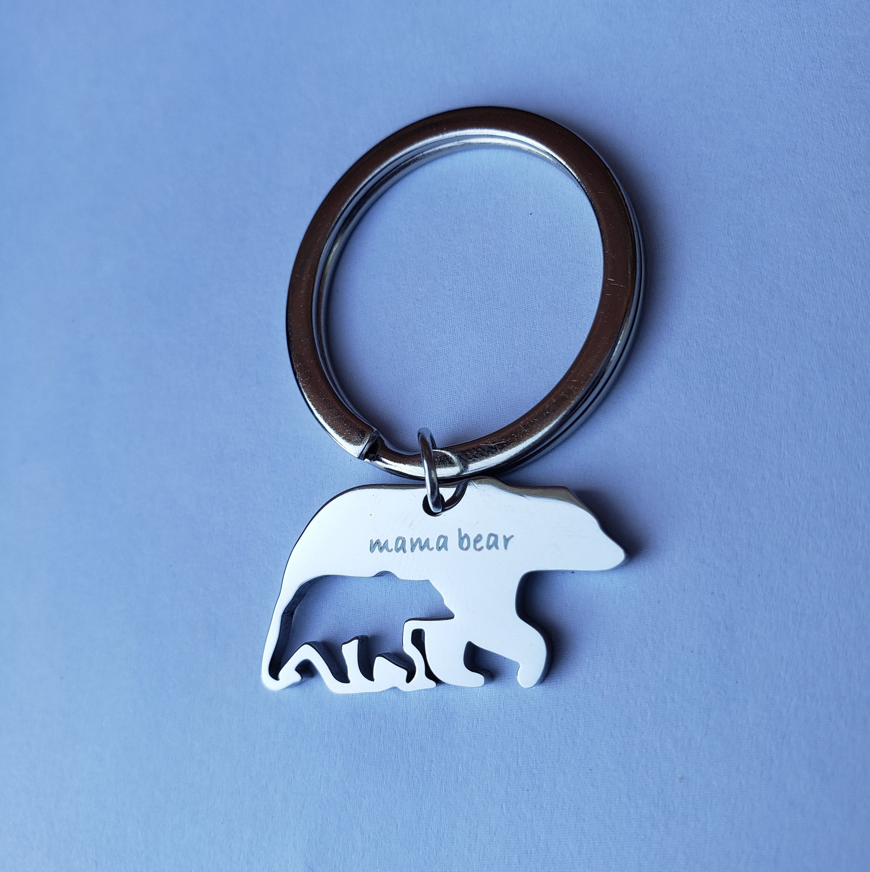 Mama Bear Keychain-Design Blanks