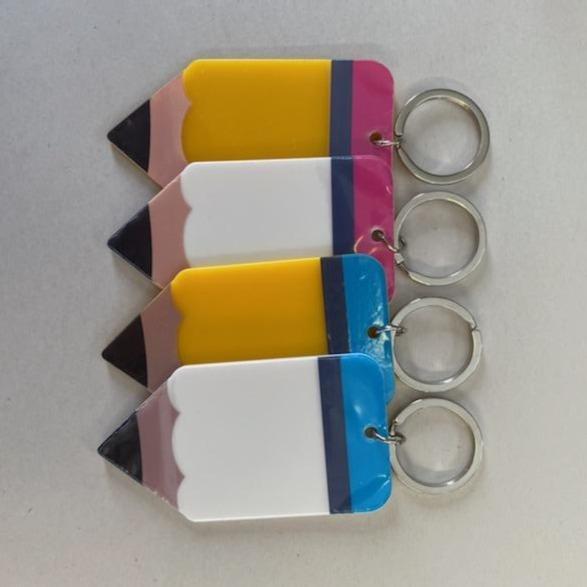 Pencil keychain - 4 pcs-Design Blanks