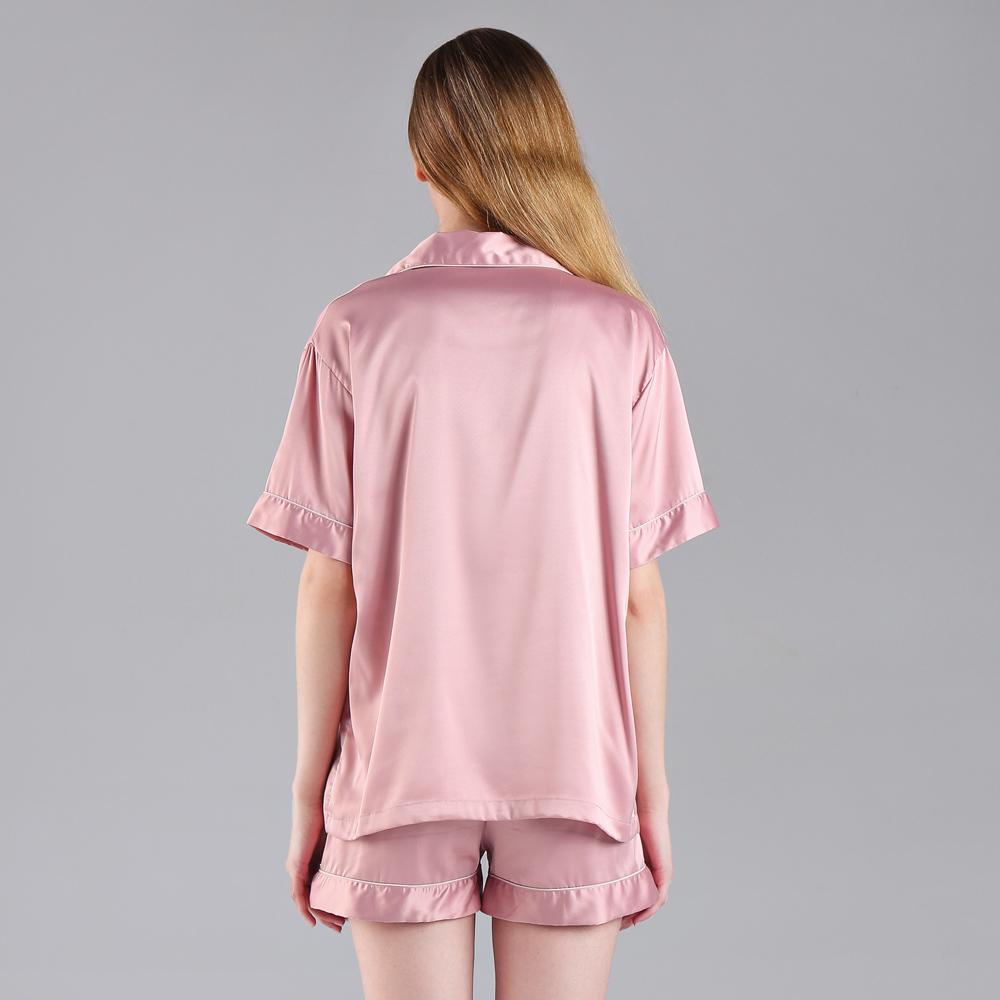 Satin Short Pajamas 3034 DUSTY ROSE-Design Blanks