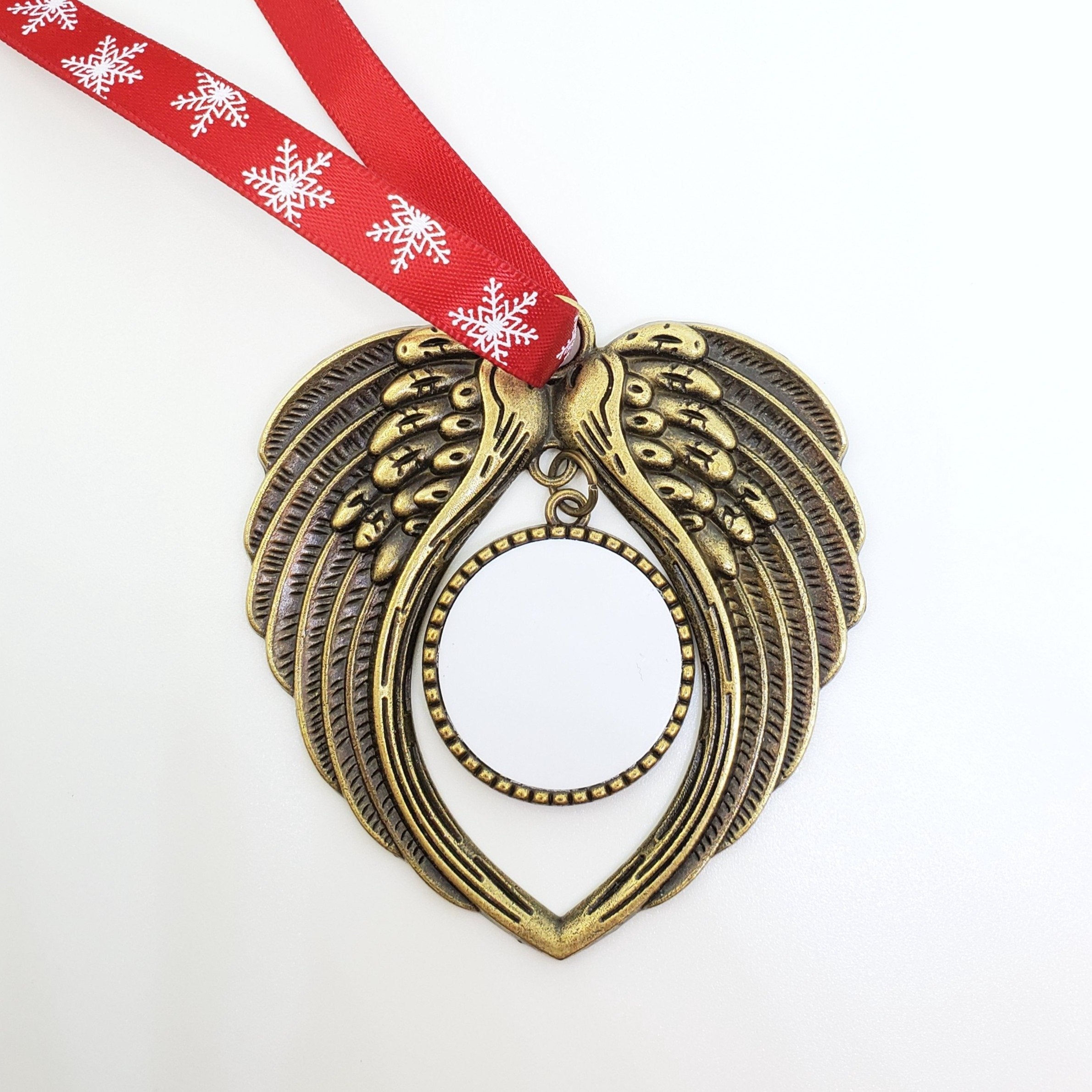 Sublimation Wings Ornament - 3 Pack-Design Blanks