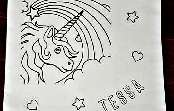 Make your own Colouring Pillow