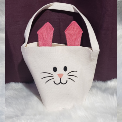 Sublimation Printing on Design Blanks Bunny Bags