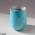 12oz Shimmer WINE Tumblers - Light Blue-Design Blanks