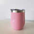 12oz Stainless WINE Tumbler - Light Pink (L)-Design Blanks