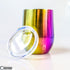 12oz Stainless WINE Tumbler - Rainbow (Z)-Design Blanks