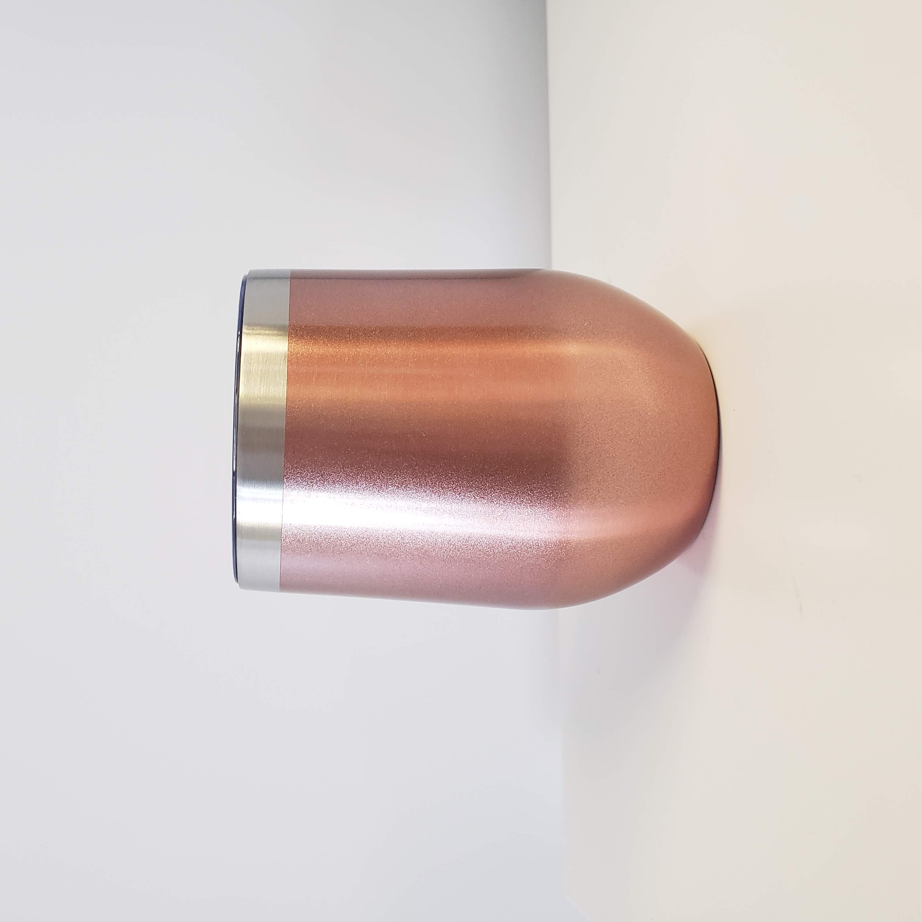 12oz Stainless WINE Tumbler - Rose Gold (Y)-Design Blanks