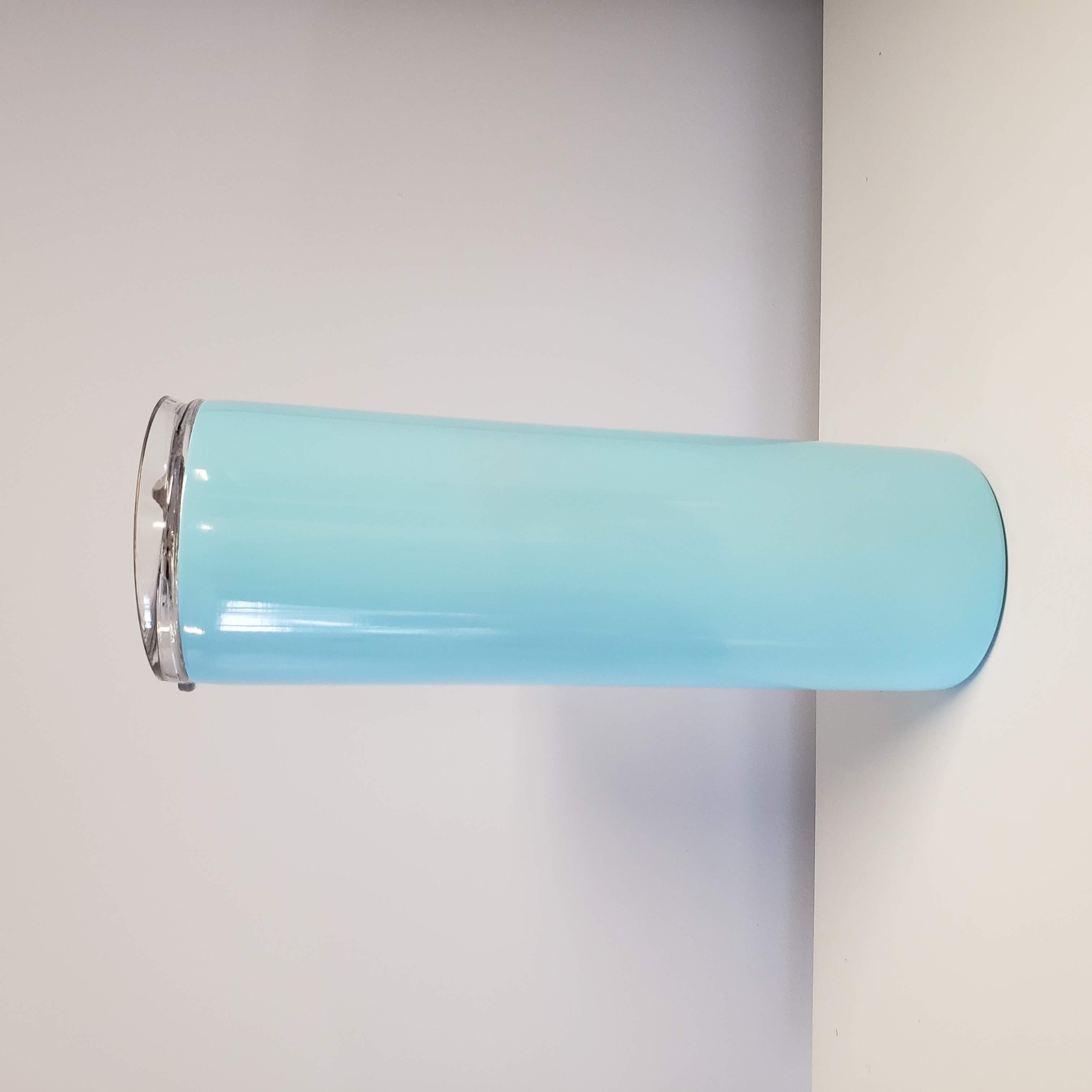 20oz SKINNY Tumbler - Light Blue-Design Blanks