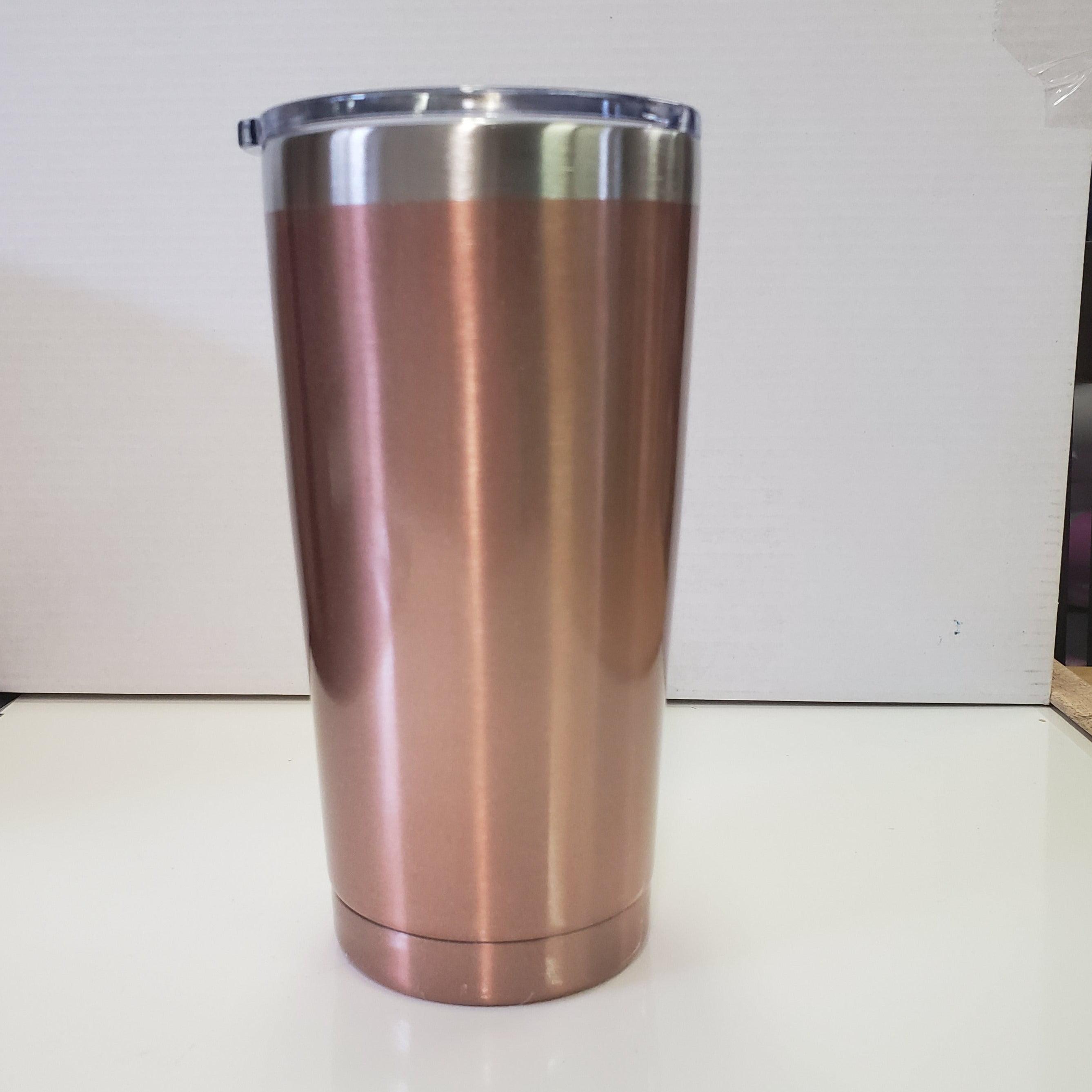 20oz TRAVEL Tumbler - Rose Gold-Design Blanks