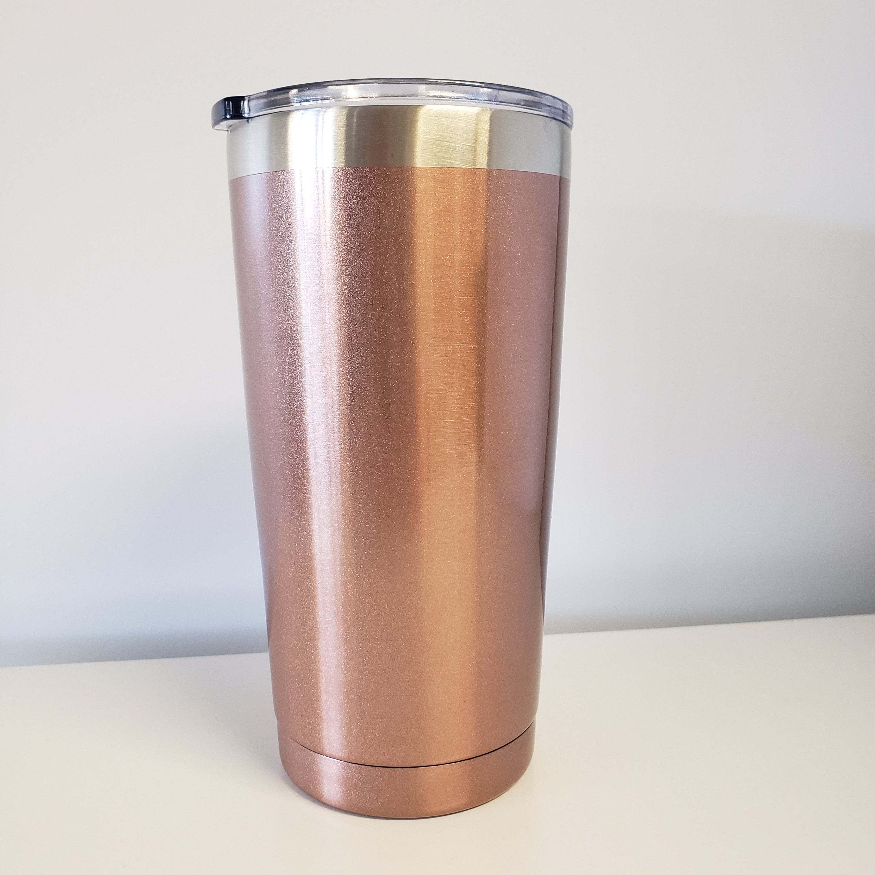 20oz TRAVEL Tumbler - Rose Gold-Design Blanks