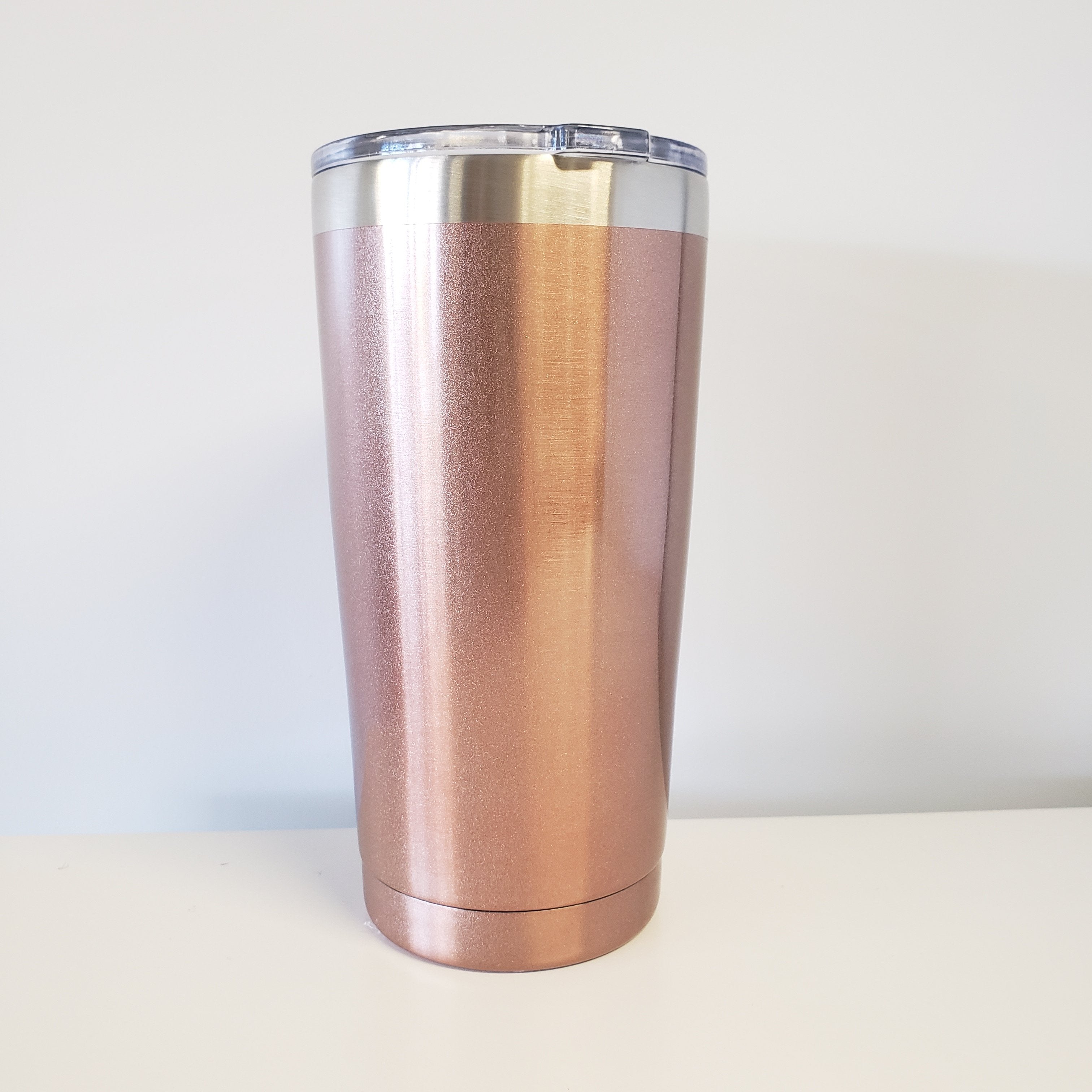 20oz TRAVEL Tumbler - Rose Gold-Design Blanks