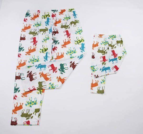 ADULT Moose pajama pants **LIMITED-Design Blanks