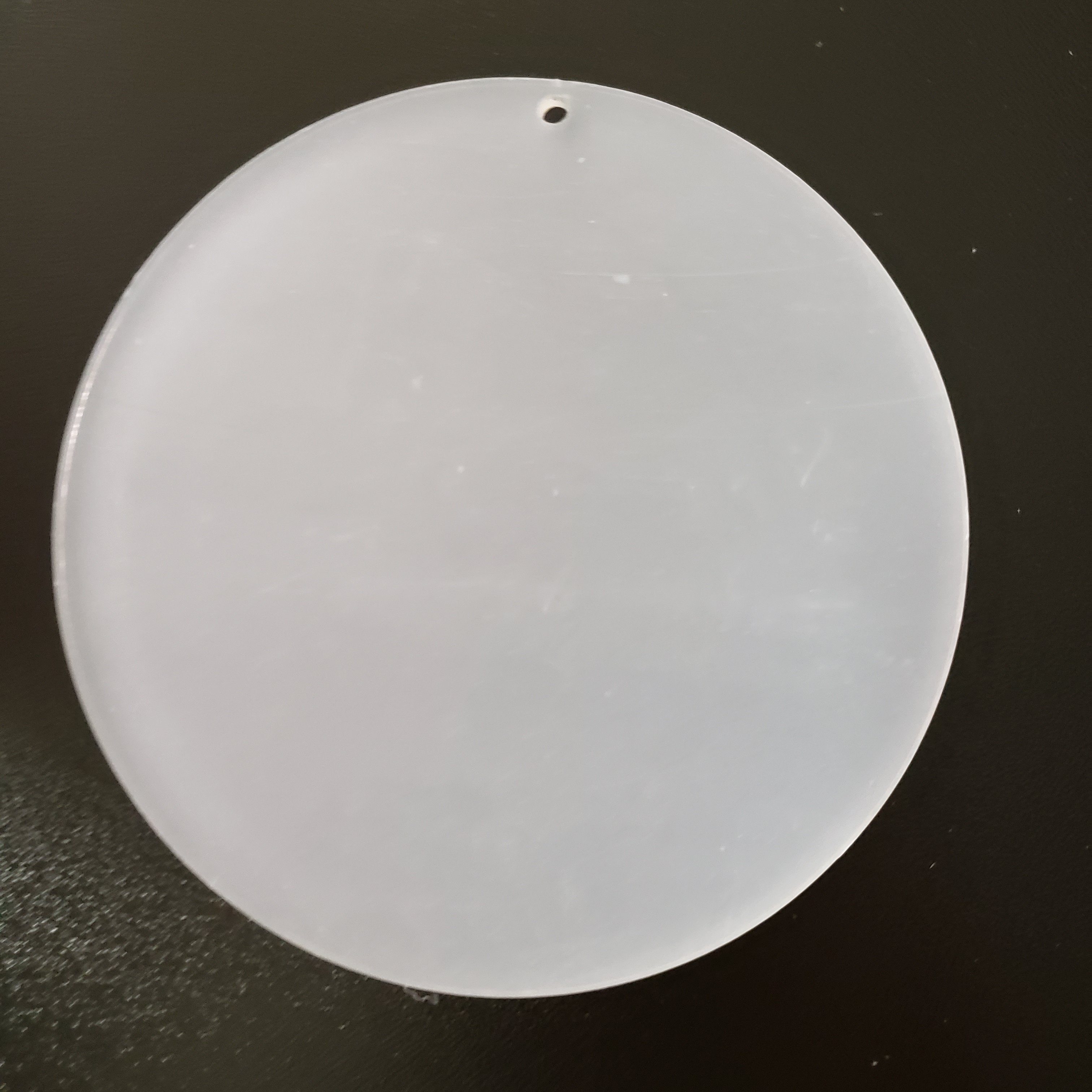 Acrylic Circle Blank 101mm - Clear-Design Blanks