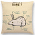 Anatomy of a Rabbit Cushion Cover-Design Blanks