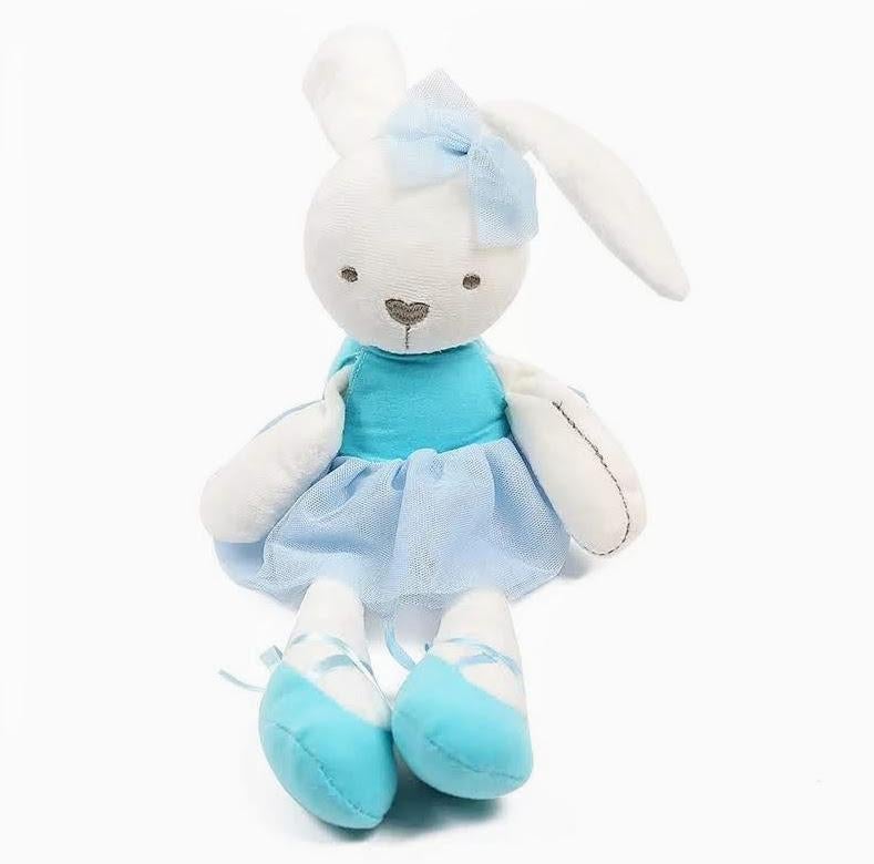 Ballerina Stuffed Bunny - BLUE-Design Blanks