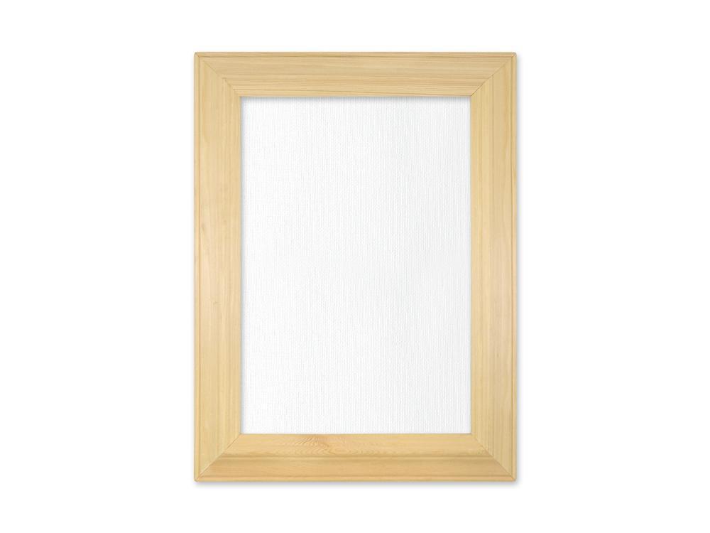 Beveled Wood Frame Mounted Canvas Panel: 11 x 15 Inches – Design Blanks