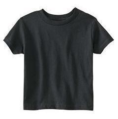 Black Infant & Toddler TSHIRTS by Rabbit Skins-Design Blanks