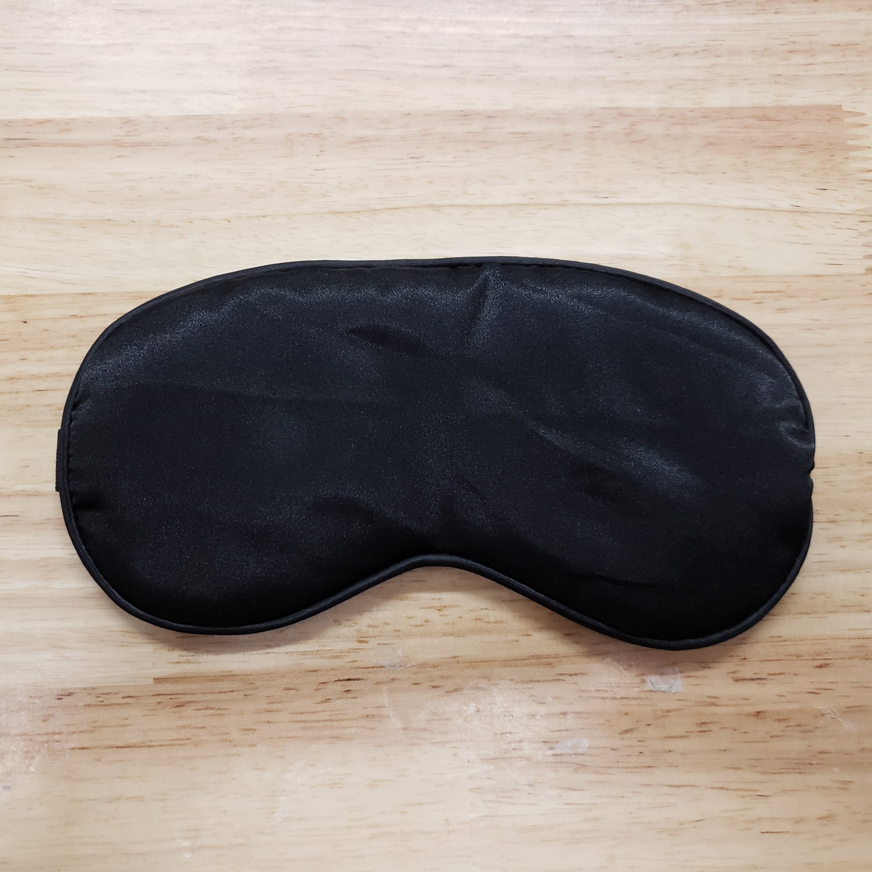 Black Lux Silk Sleep Mask-Design Blanks