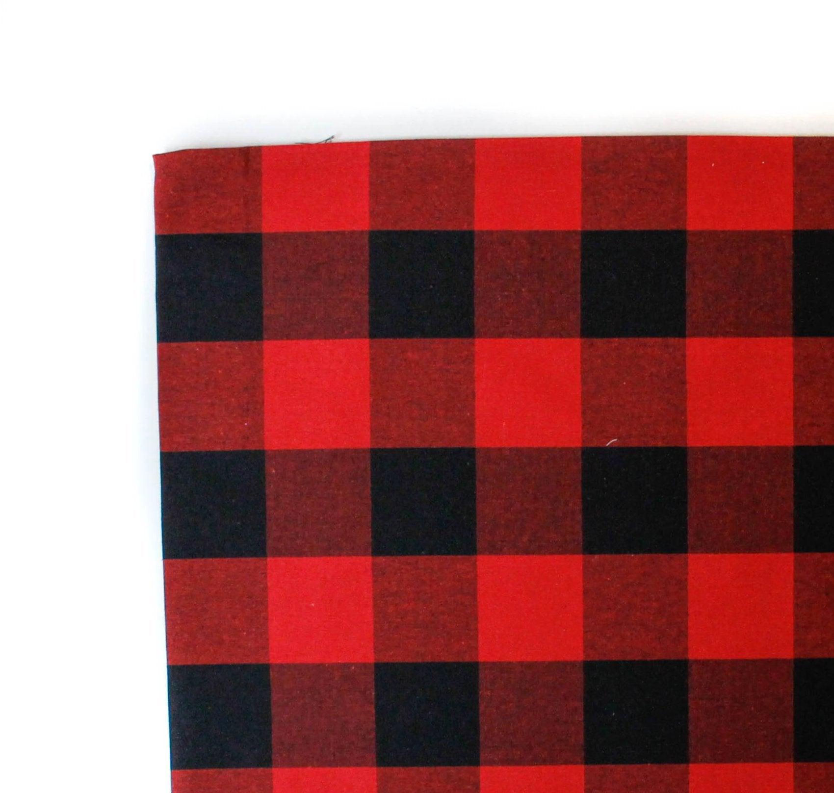 Buffalo Plaid Cushion Cover - RED-Design Blanks
