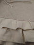 Burlap with Cream Ruffle Sublimation Tree Skirt-Design Blanks