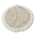 Burlap with Cream Ruffle Tree Skirt-Design Blanks