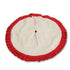 Burlap with Red Ruffle Tree Skirt-Design Blanks