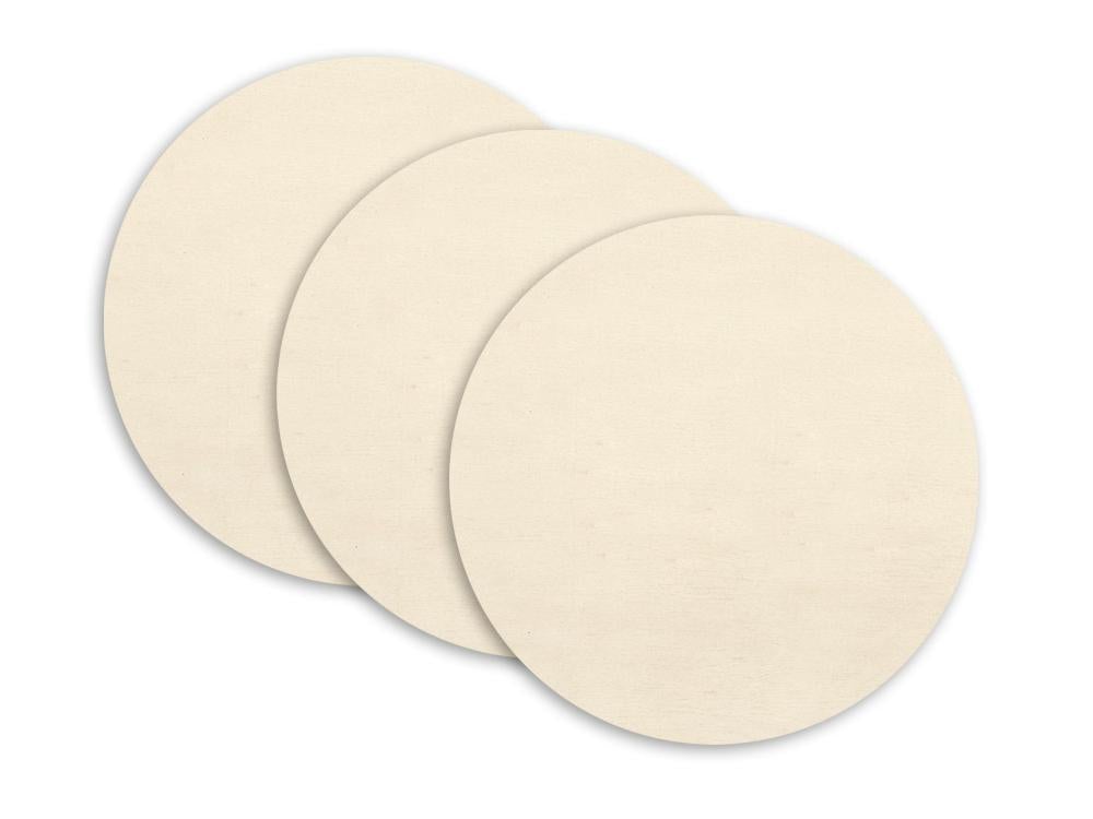 CIRCLE Wood Cut Out or Coaster- 3pc pack-Design Blanks