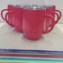 COFFEE w/HANDLE 12oz Stainless - Dark Pink (B)-Design Blanks