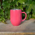 COFFEE w/HANDLE 12oz Stainless - Dark Pink (B)-Design Blanks