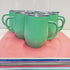 COFFEE w/HANDLE 12oz Stainless Tumbler - Mint-Design Blanks