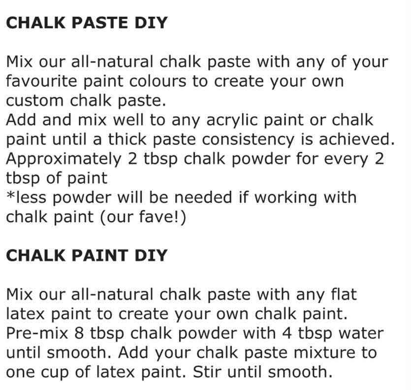Chalk It Up - Chalk Powder-Design Blanks