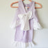 Children's Seersucker 2pc Suit PURPLE-Design Blanks