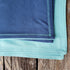 Chill/Indigo - 100% Cotton Bandana Baby Bibs-Design Blanks