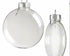 Christmas Ornaments - 80mm Flat Disc Silver Top 10pack-Design Blanks