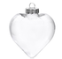 Christmas Ornaments - Heart Ornament - Silver Top 10pack-Design Blanks