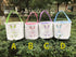Cotton Canvas Name Plate Bunny BUCKETS -Design Blanks