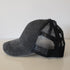 DISTRESSED Ponytail Baseball Hat - Criss Cross BLACK-Design Blanks