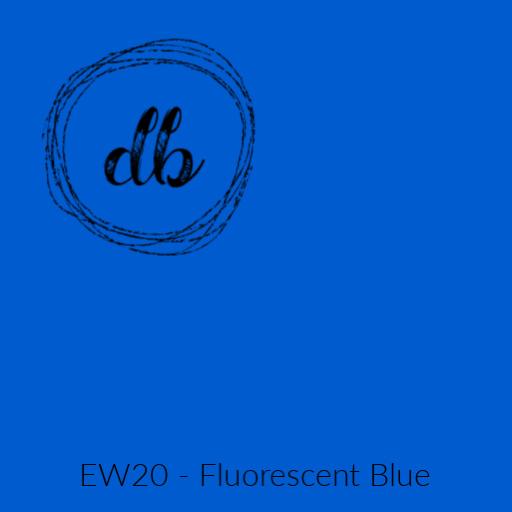 EW20 Fluorescent Blue – EasyWeed® HTV-Design Blanks