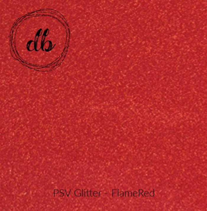 Flame Red Glitter PSV - EasyPSV GLITTER-Design Blanks