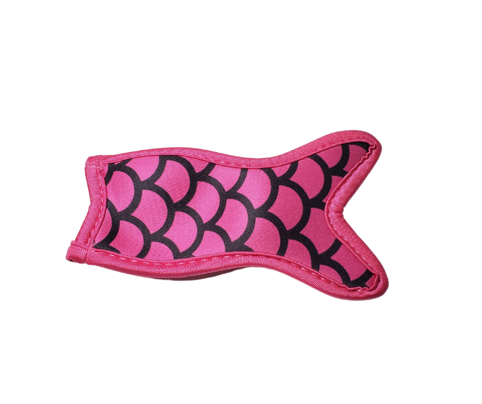 Freezie Cover - Mermaid - Pink with Black-Design Blanks