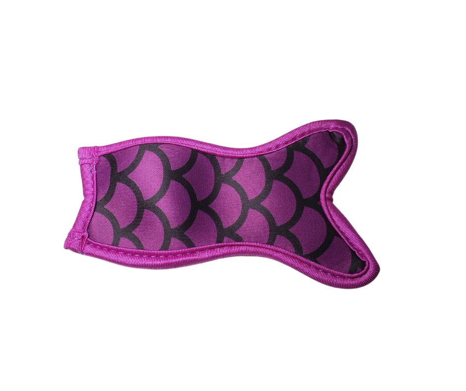 Freezie Cover - Mermaid - Purple with Black-Design Blanks