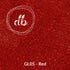 GL05 Red – Glitter HTV-Design Blanks