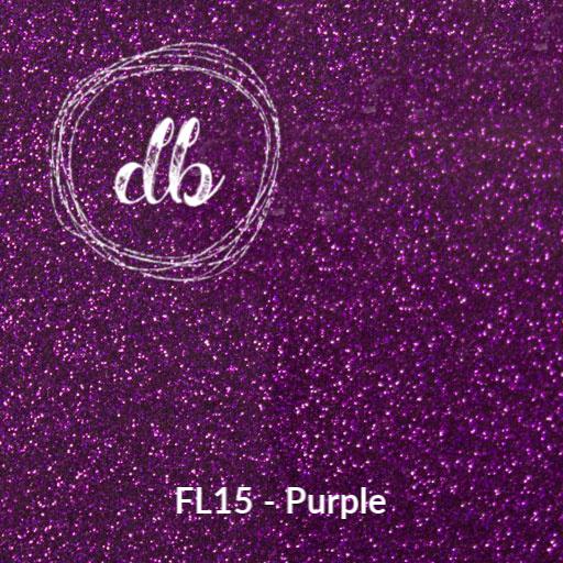 GL15 Purple – Glitter HTV-Design Blanks