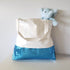 Glitter Bottom Cotton Tote - Deep Blue-Design Blanks