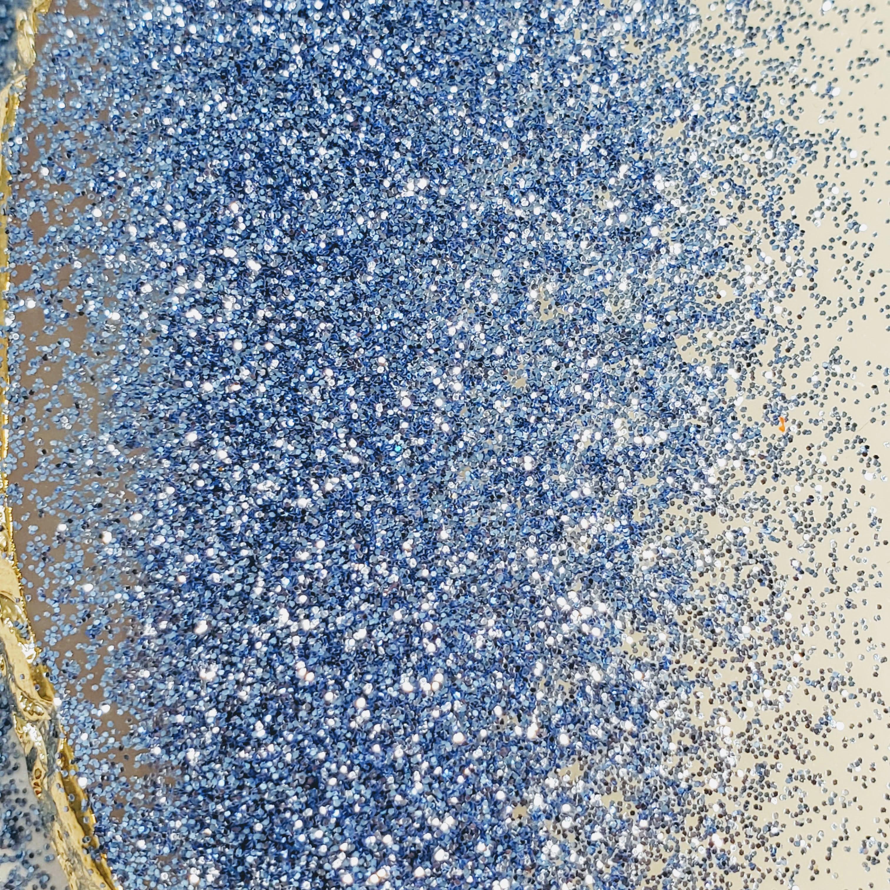 Grey Blue Glitter-Design Blanks