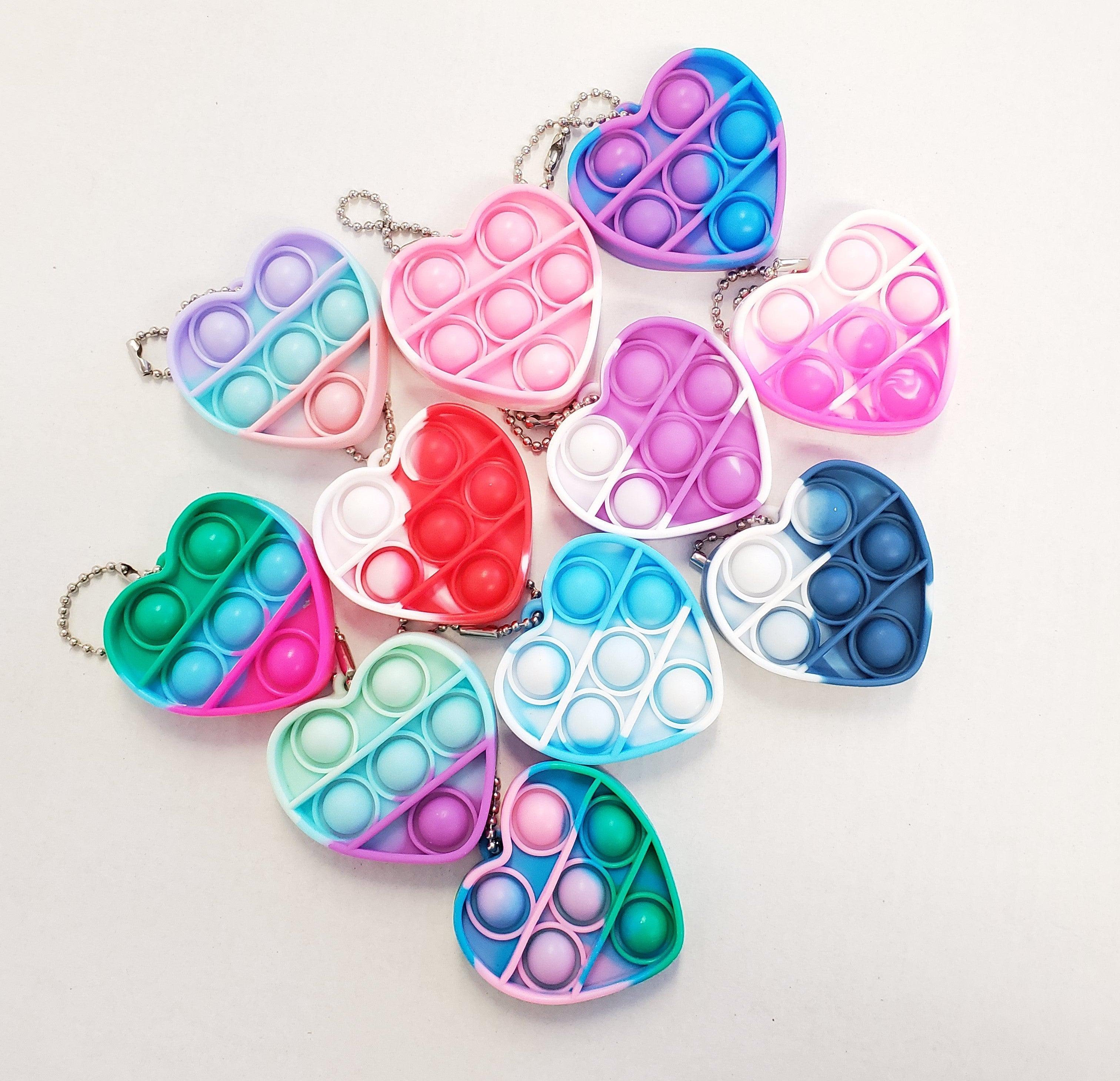 Heart Bubble Popper Fidgits pack of 11pcs ($1.55 each)-Design Blanks